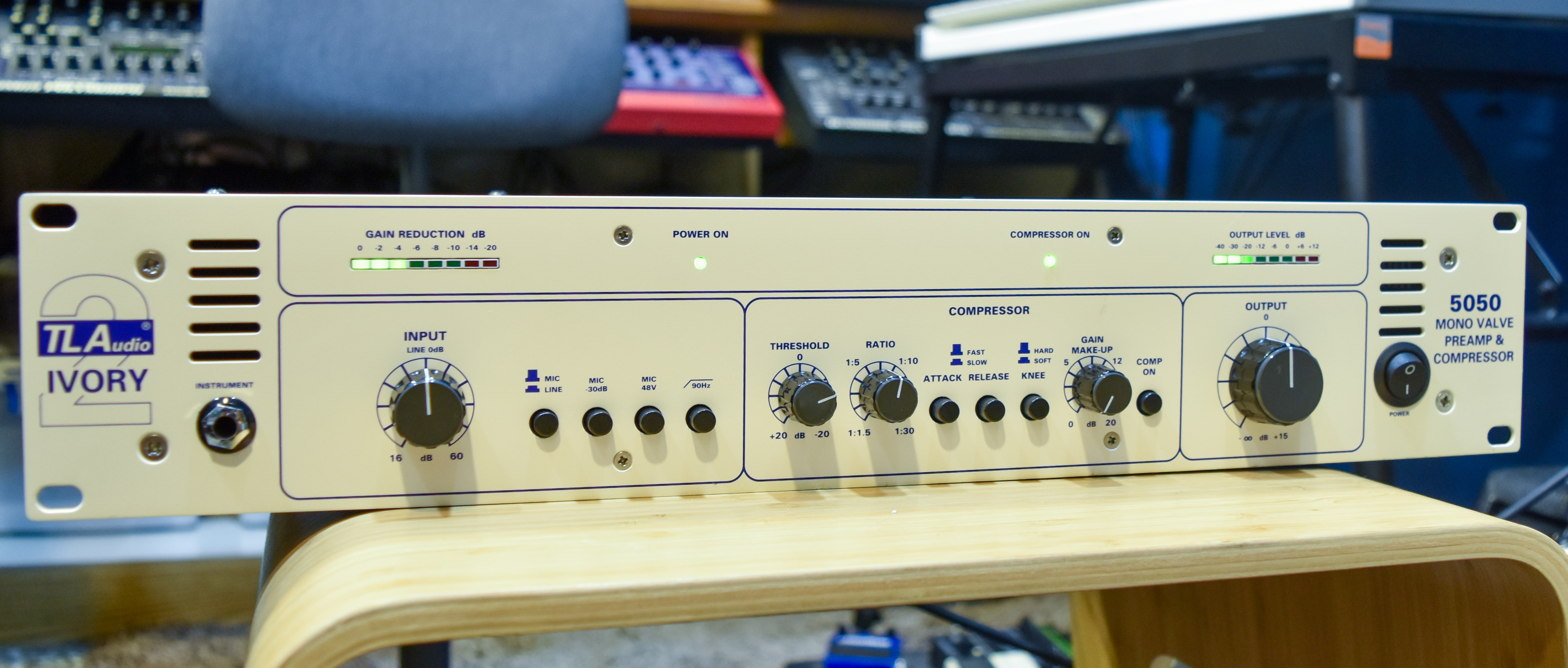 TL AUDIO IVORY 2 5050 真空管麥克風前級(內建COMPRESSOR DI