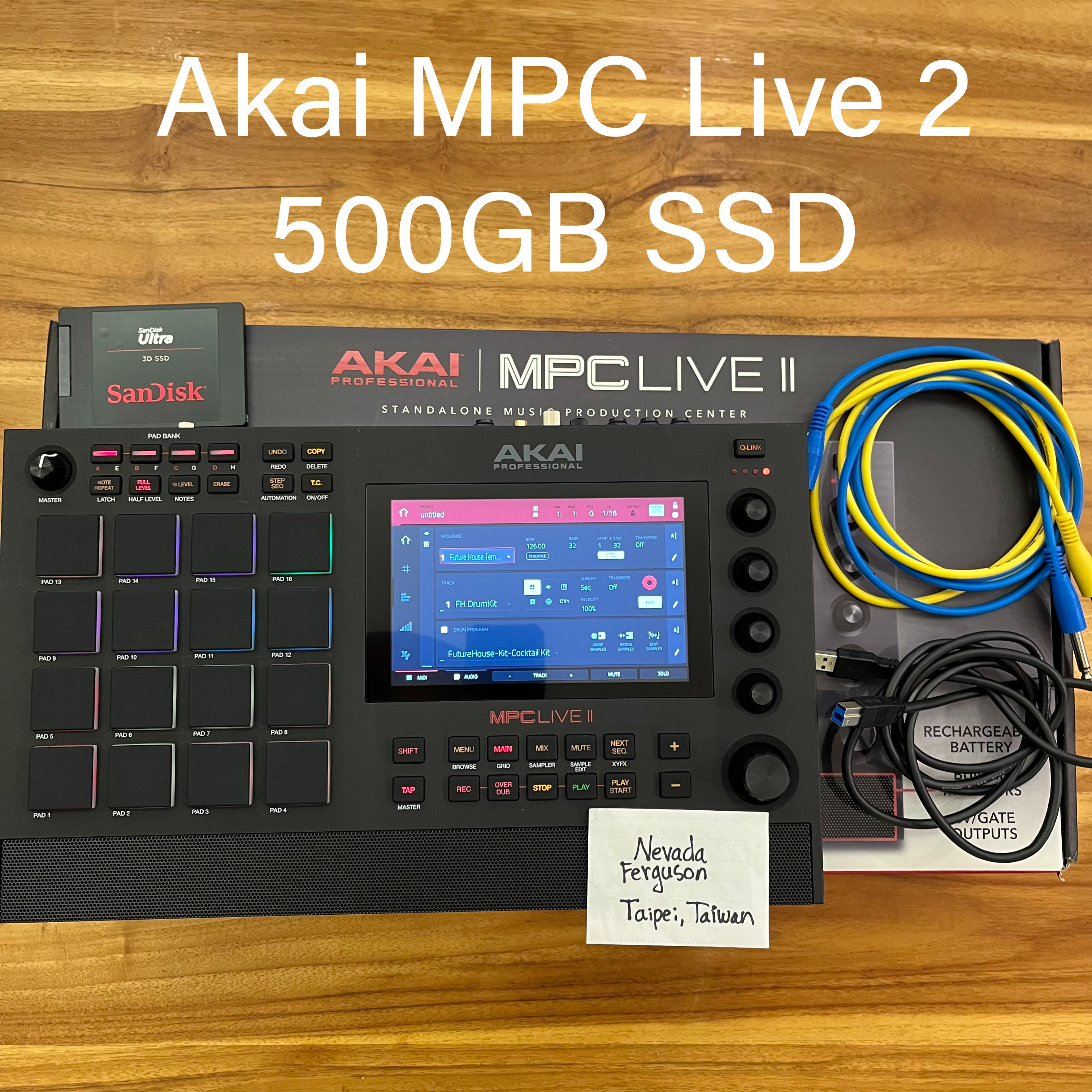 Akai MPC Live 2 w/500GB SSD 220+ Expansions - 二手樂器| DigiLog