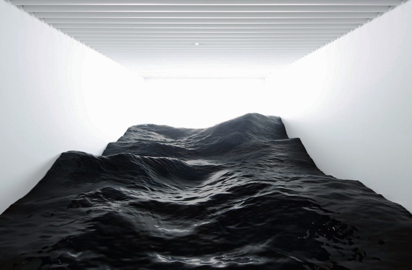 靜止，又充滿不確定的海浪—— 來自日本藝術家目的裝置作品- DigiLog