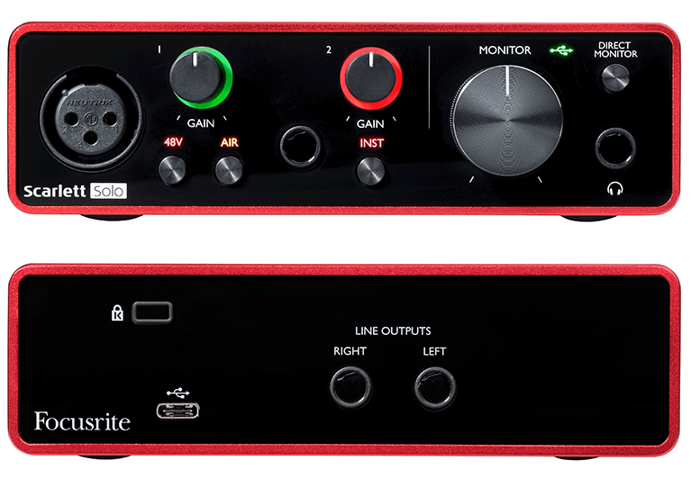 Focusrite Scarlett 系列第三代錄音介面！新增 Air 模式、USB TypeC DigiLog 聲響實驗室