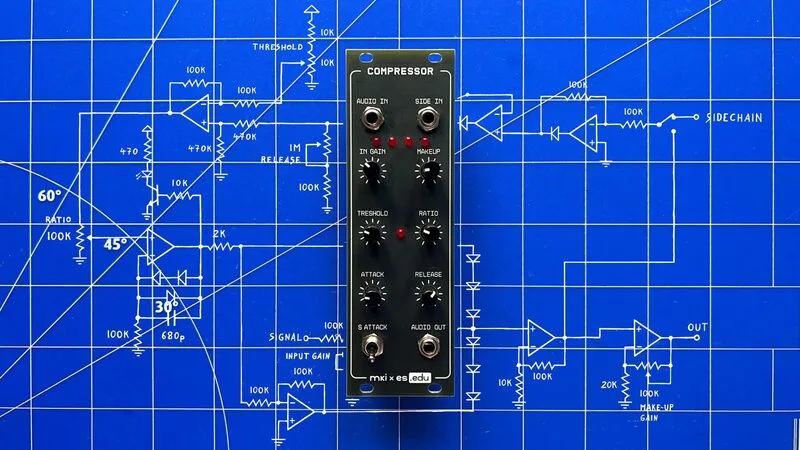 Erica Synths mki x es.edu Compressor für das DIY Eurorack-System - AMAZONA.de
