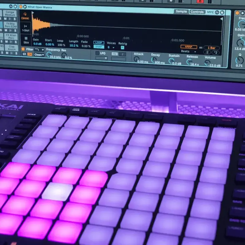 Ableton Drum Rack/Simpler Control