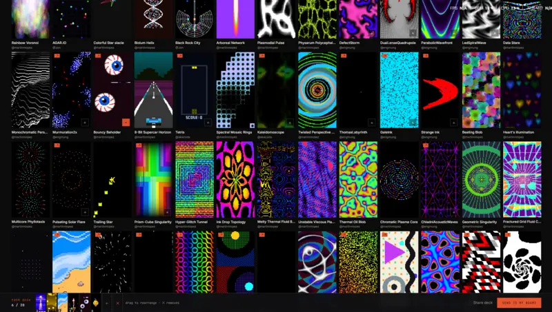 扭旋鈕就能掌控的光影旋律：開源燈光合成器 Patternflow