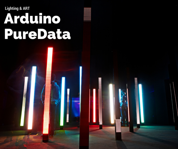 Arduino + PureData 互動燈控工作坊