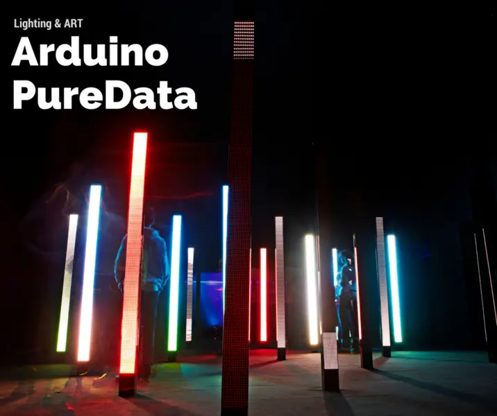 Arduino + PureData 互動燈控工作坊