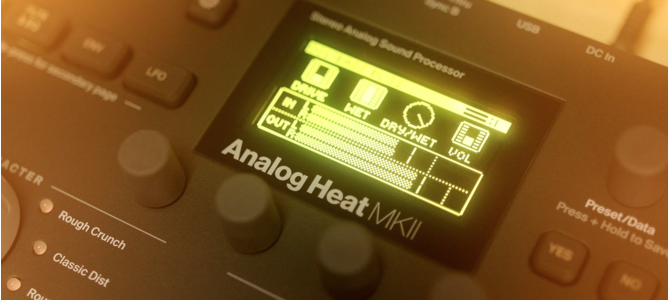 Elektron 推出多功能破音效果器 Analog Heat MKII 