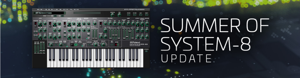 Roland 正式更新 SYSTEM-8 軟體！