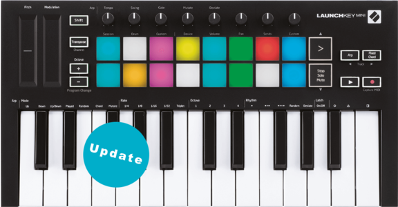 Novation Launchkey Mini 升級到第三代！新增 Arp/Chord 模式、MIDI 輸出等等
