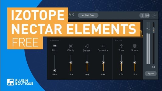 音樂網站 Plugin Boutique 限時優惠，凡購買任何商品就送 iZotope Nectar Elements 人聲處理插件