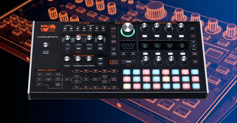 顛覆你對合成聲響的想像：ASM Hydrasynth 數位波表合成器