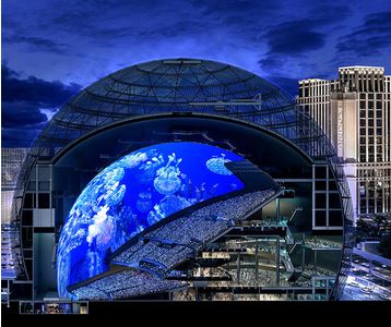 拉斯維加斯 MSG Sphere 運用沈浸式體驗