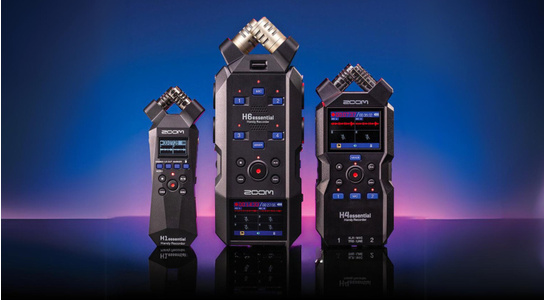Zoom 推出全新更新款 Essential 隨身錄音系列