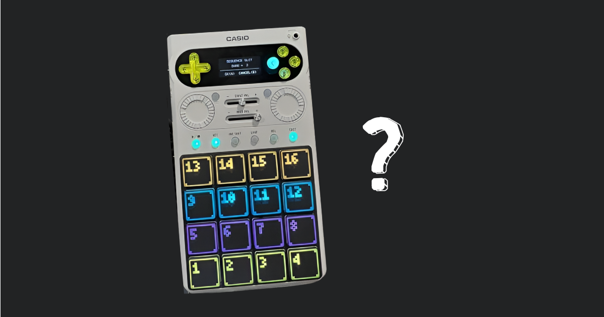 街頭音樂玩家的下一個大玩具？Casio 驚喜發表隨身取樣機，致敬經典後的科技大躍進