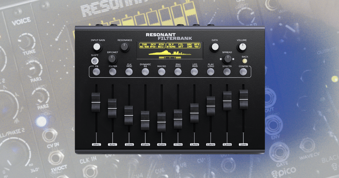 【Superbooth 2026】Erica Synths 桌上型 Resonant Filterbank！