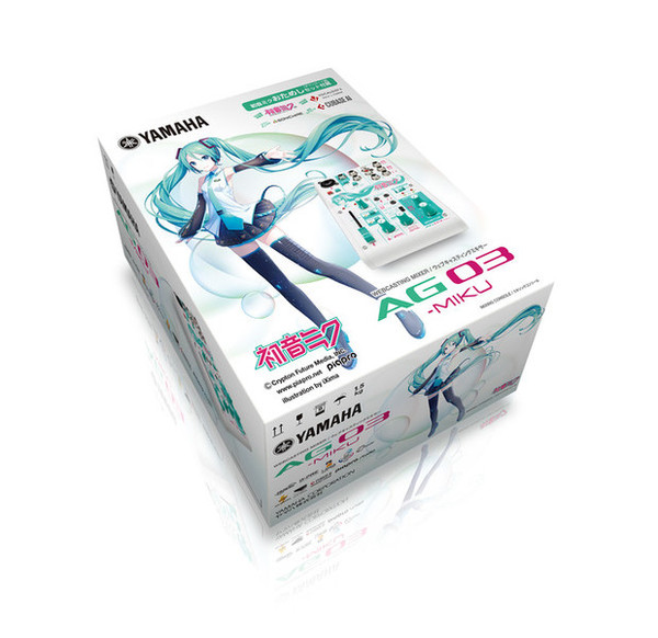 Yamaha 推出初音未來專用混音錄音介面！