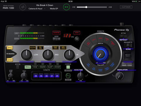 DJ 福音！Pioneer 將 RMX-1000 DJ 效果控制器移植到 iPad 上。