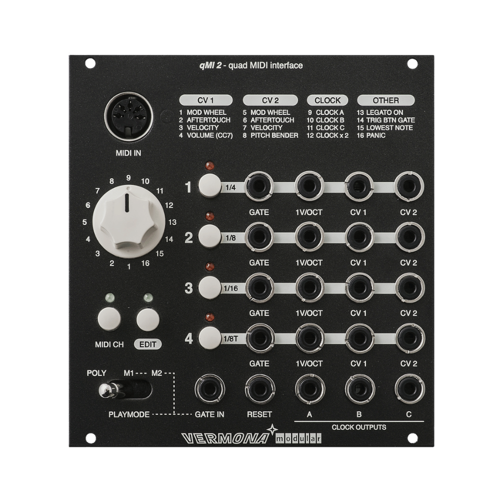 Vermona qMI 2 - MIDI to CV