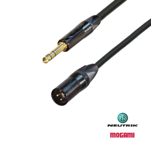 Mogami XLR-TRS 專業手工導線（2549+Neutrik 樂器導線 音源線 鍍金）MG-X2549TRS - XLR-6.3 音源線
