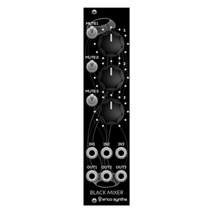 Erica Synths Black Mute Mixer - Mixer