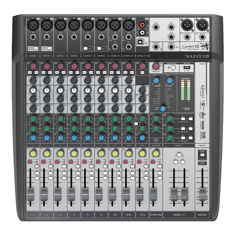 Soundcraft Signature 12 MTK 混音器- DigiLog 聲響實驗室