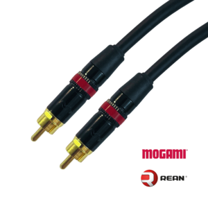 Mogami RCA 專業手工導線（2524+REAN 樂器導線 音源線 鍍金）MG-R2524R - RCA 音源線 