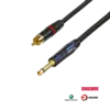 RCA-TS 專業手工導線（2524+Neutrik 樂器導線 音源線 鍍金）MG-R2524TS