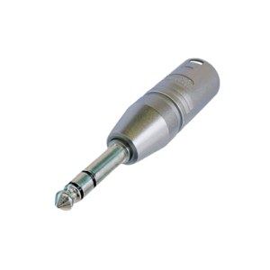 NEUTRIK NA3MP XLR 公 轉 6.3 公 stereo 轉接頭 - 音源轉接頭