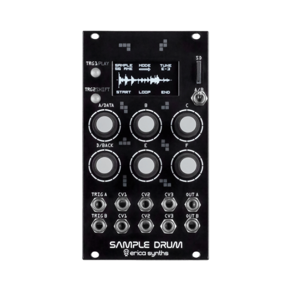 Erica Synths Sample Drum 鼓聲模組 - Drum Module