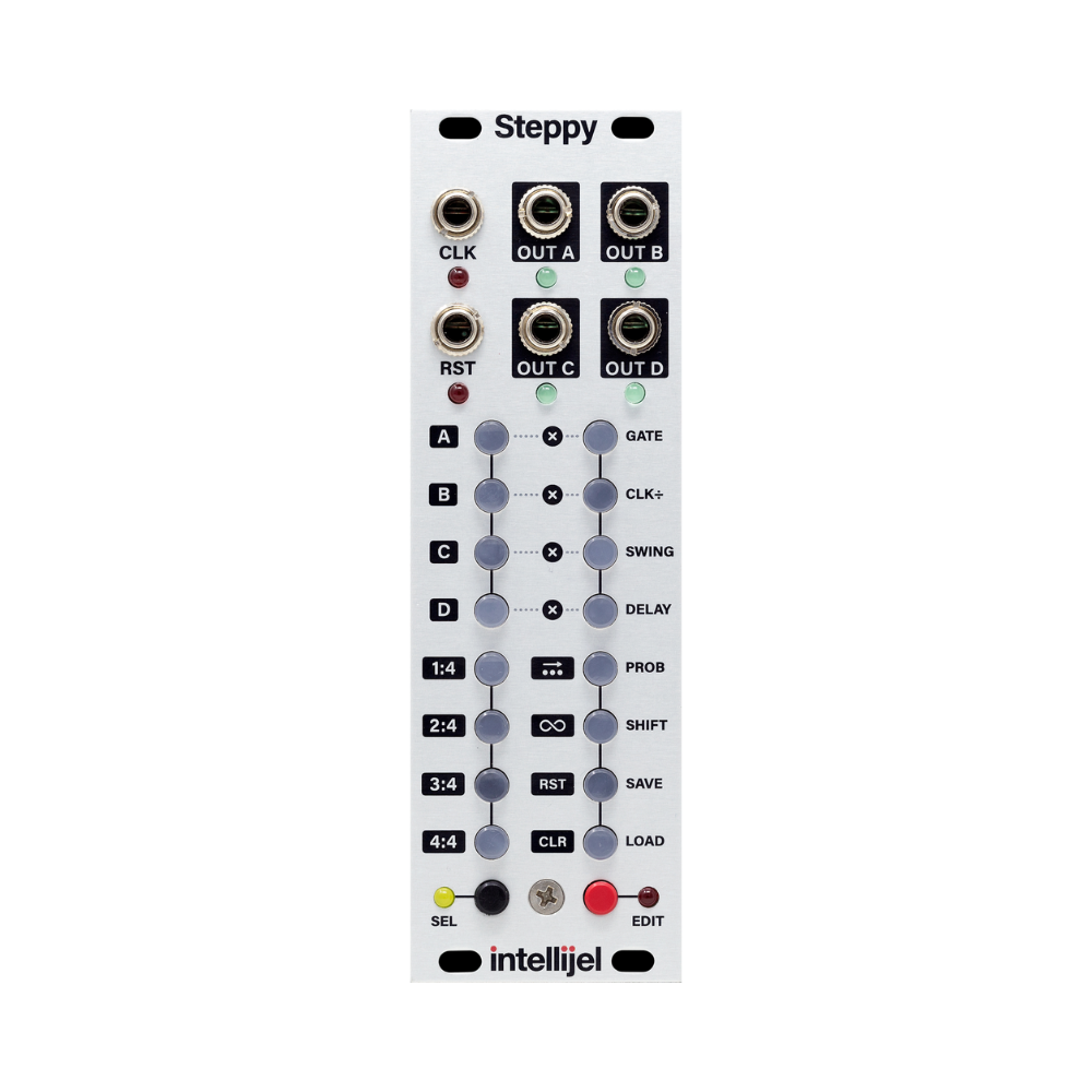 Steppy 4-Tracks Gate Sequencer