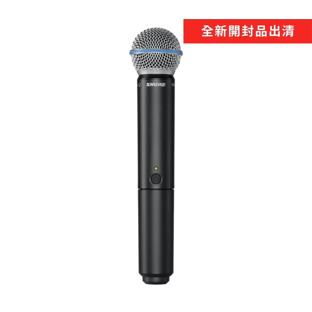 Shure [全新開封品出清] BLX2/B58 無線麥克風（單支）BETA58A 音頭 總代理鍵寧公司貨 - 主圖