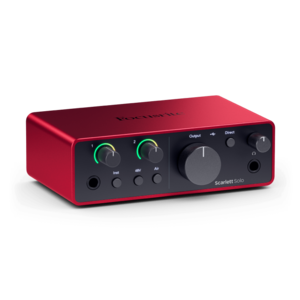 Focusrite Scarlett Solo 4th 錄音介面 - USB Type-C 錄音介面