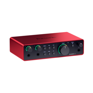 Focusrite Scarlett 2i2 4th 錄音介面 - USB Type-C 錄音介面