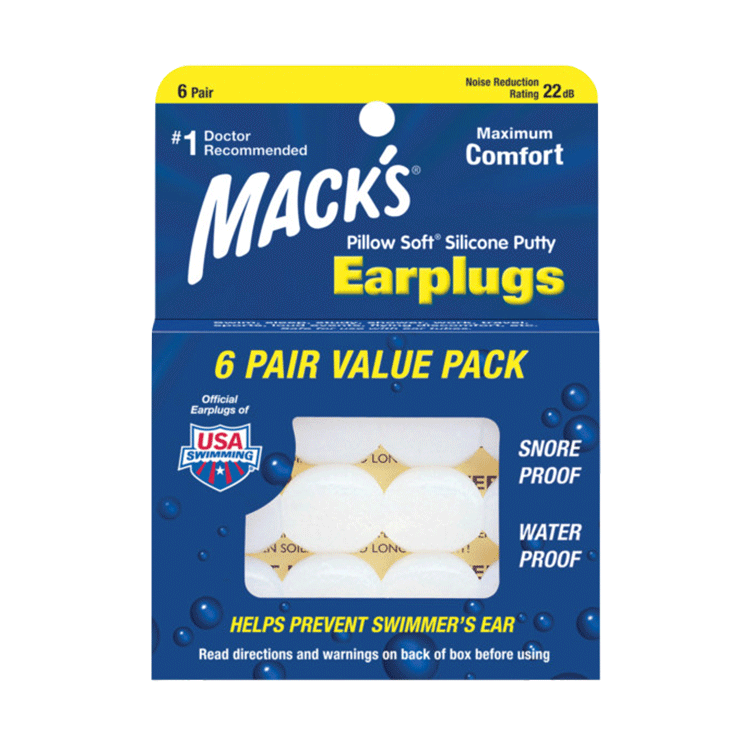 成人矽膠耳塞（ 6 對一組）