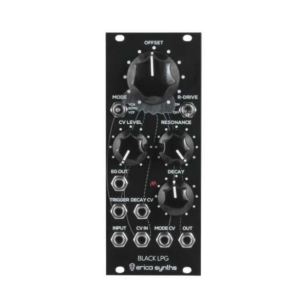 Erica Synths  Black LPG Low Pass Gate 模組 - Low Pass Gate