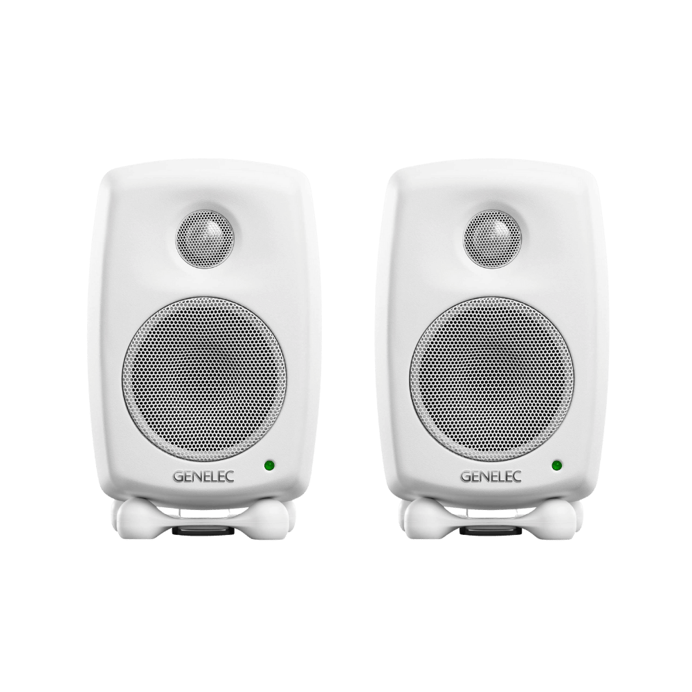 Genelec 8010A White 監聽喇叭 一對 - 監聽喇叭