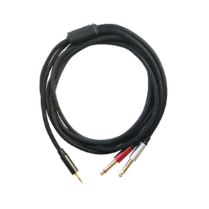 d.gig 3.5 轉 6.3 雙頭音源線 電腦 筆電音源線 一分二 3.5mm 6.3mm - 3.5-6.3 音源線
