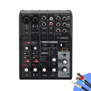 Yamaha AG06 MKII 直播型錄音介面/混音器 MK2 黑色款 聲卡 - Podcast 直播錄音介面