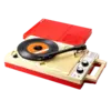 GP-N3R 經典復刻攜帶型黑膠唱盤 GP-3