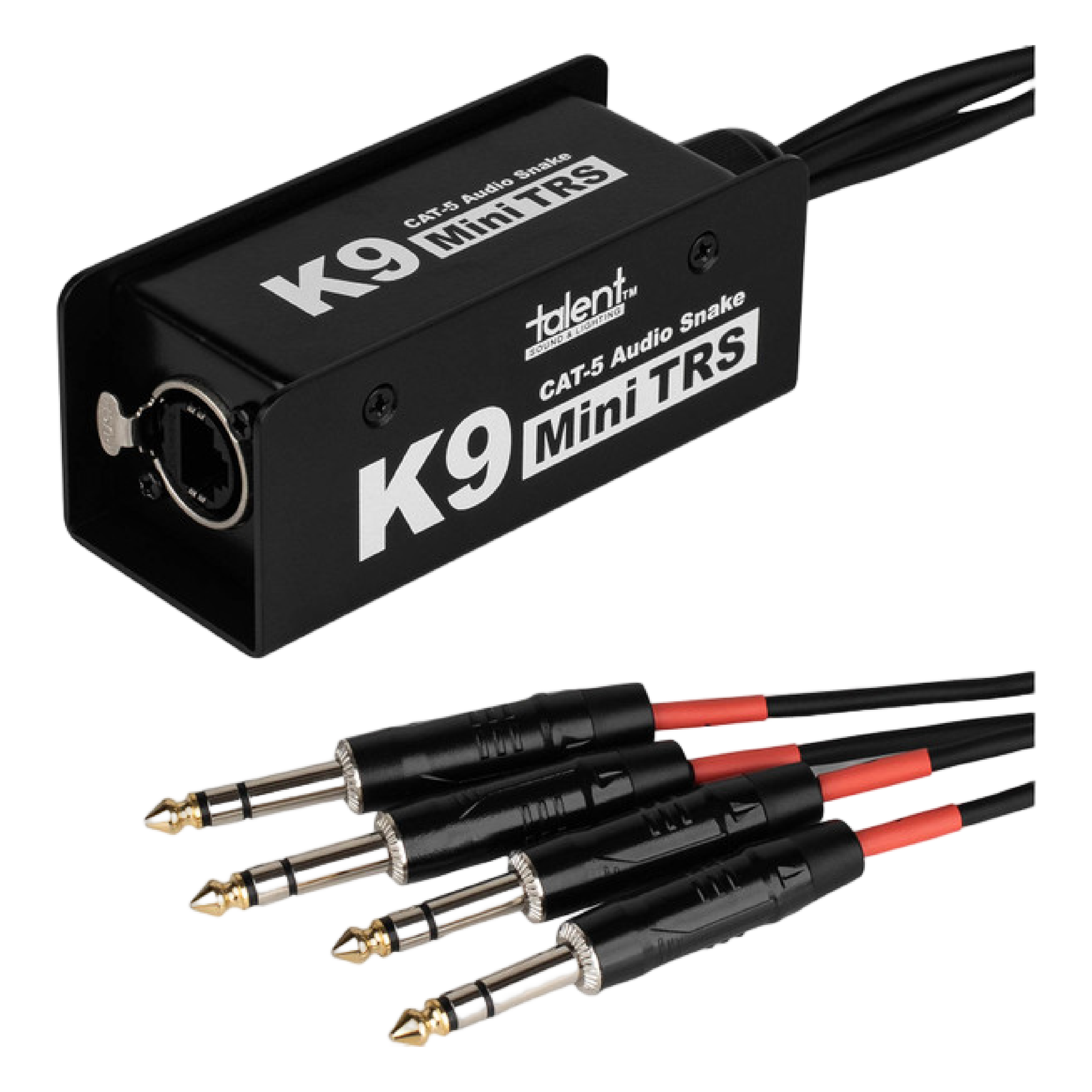 Talent  K9 Mini TRS 線材轉換器 TRS 轉 CAT5 線材轉換盒 - 產品圖片 1