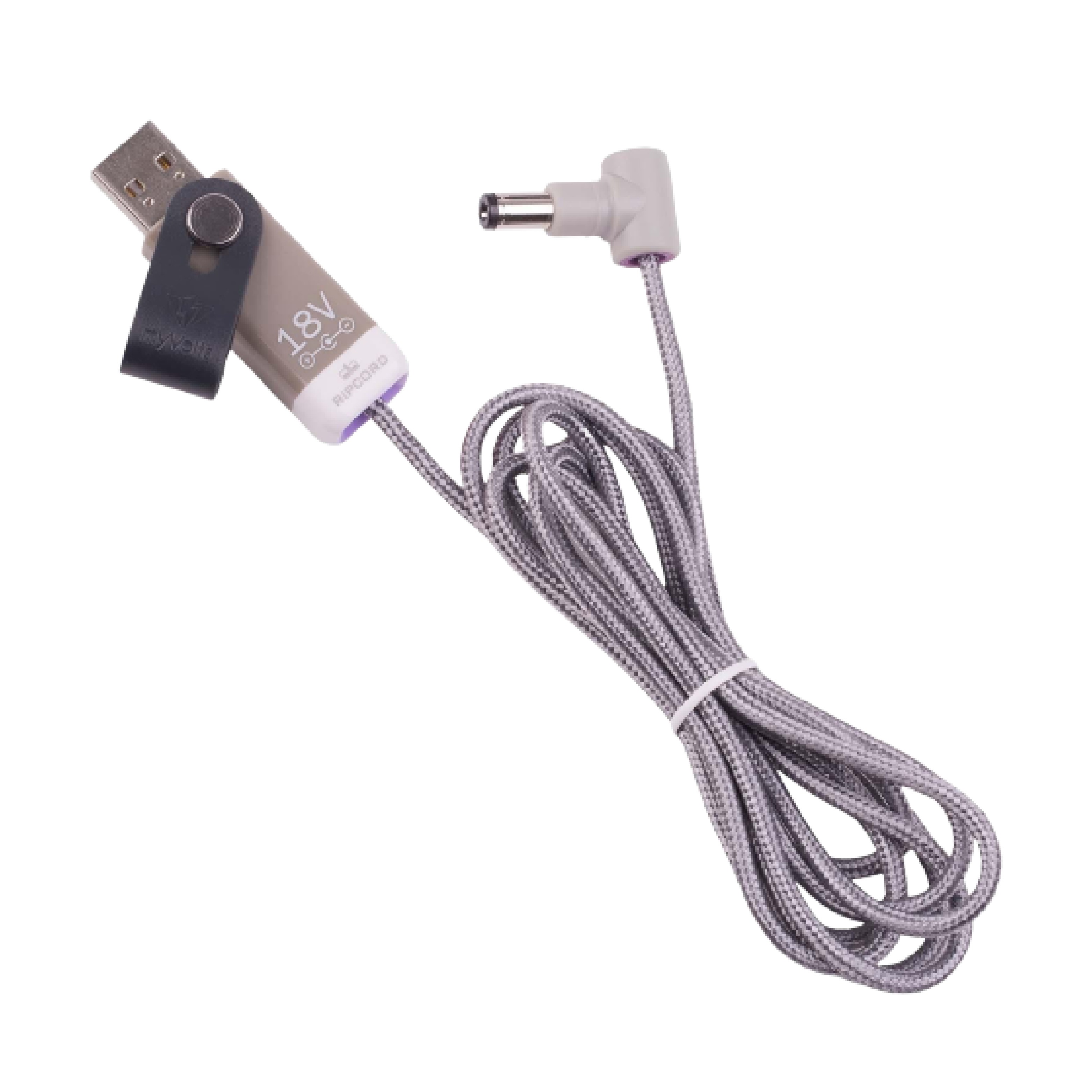 Ripcord 18V USB 轉 DC 電源線 USB轉直流電線材 內負外正