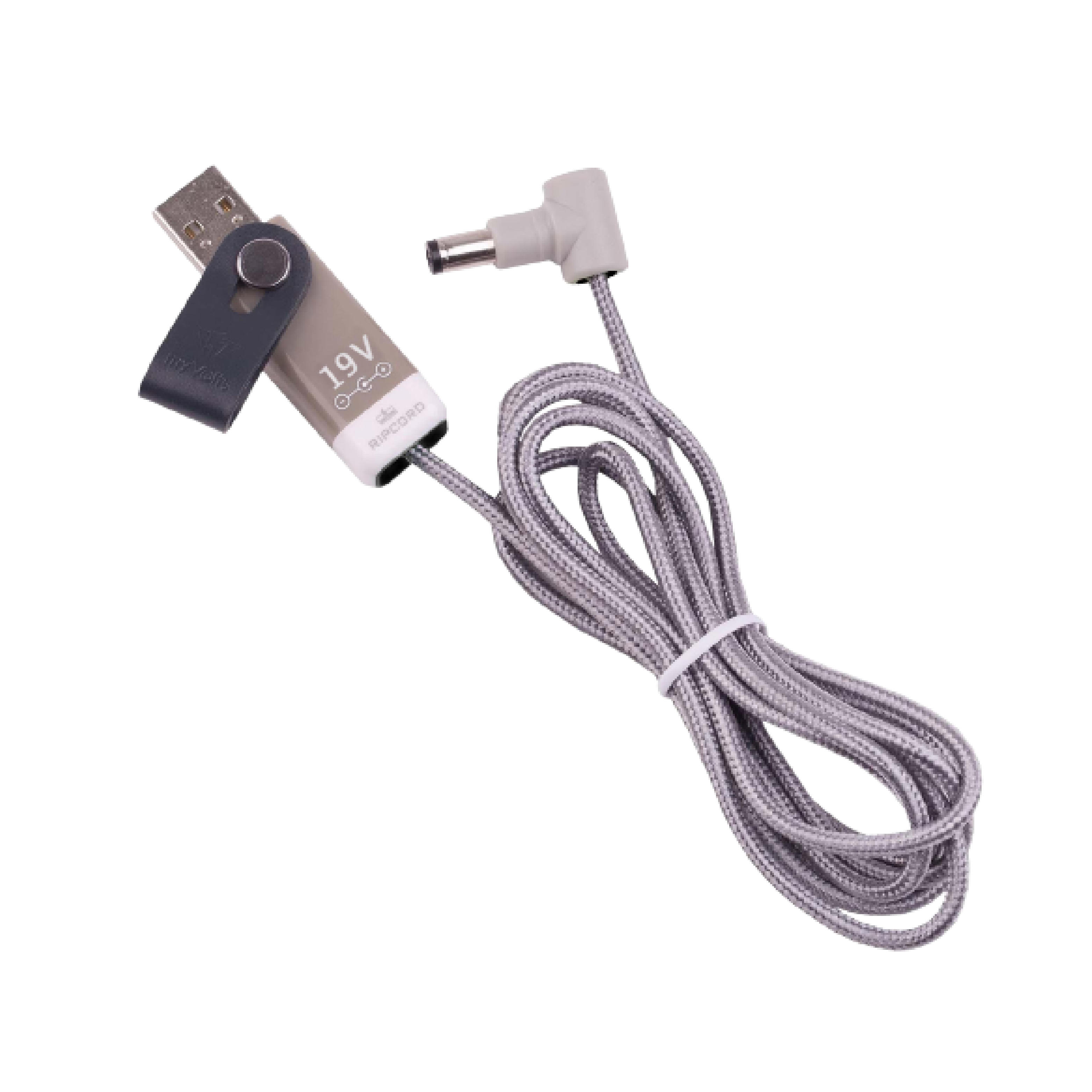 Ripcord 19V USB 轉 DC 電源線 USB轉直流電線材 內正外負