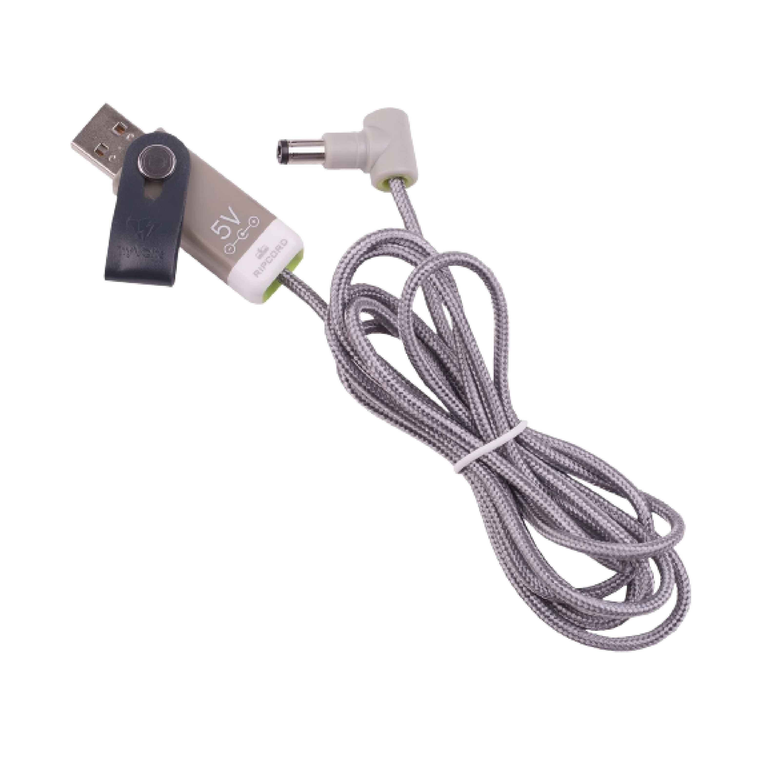 Ripcord 5V USB 轉 DC 電源線 USB轉直流電線材