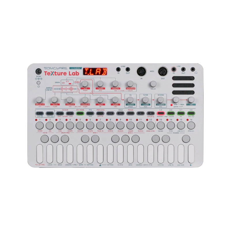 LIVEN Texture Lab 合成器音源 Granular 粒子合成器