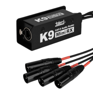 Talent  K9 Mini RX Cat5 轉 XLR 線材轉接介面 Audio AES 介面 公頭 - XLR - CAT 數位訊號傳輸線材