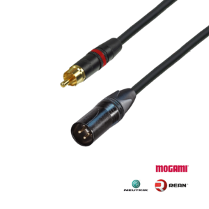 Mogami XLRM-RCA 專業手工導線（2549+Neutrik/REAN 樂器導線 音源線 鍍金）MG-XM2549R - RCA 音源線 