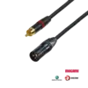 XLRM-RCA 專業手工導線（2549+Neutrik/REAN 樂器導線 音源線 鍍金）MG-XM2549R