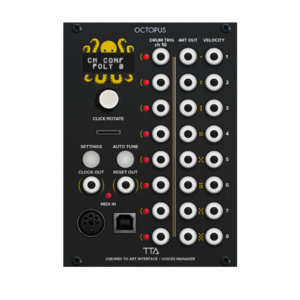 Tiptop Audio ART 系列 OCTOPUS MIDI To CV 模組化合成器 - MIDI to CV