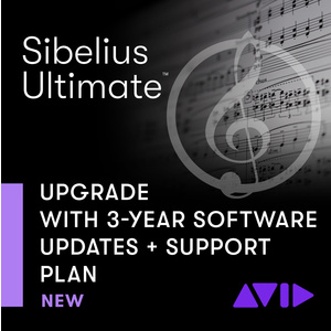 Avid Sibelius Ultimate 樂譜製作軟體 永久授權版 升級 3 年期 軟體更新 + 支援 - 軟體版本升級 / 更新套裝