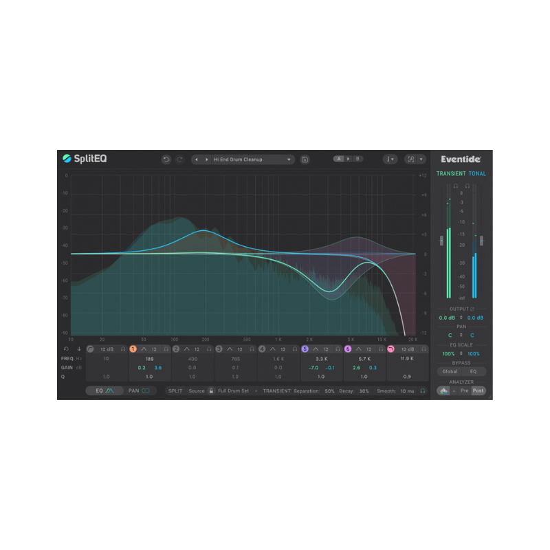 SplitEQ EQ Plugin 效果器 (下載版)