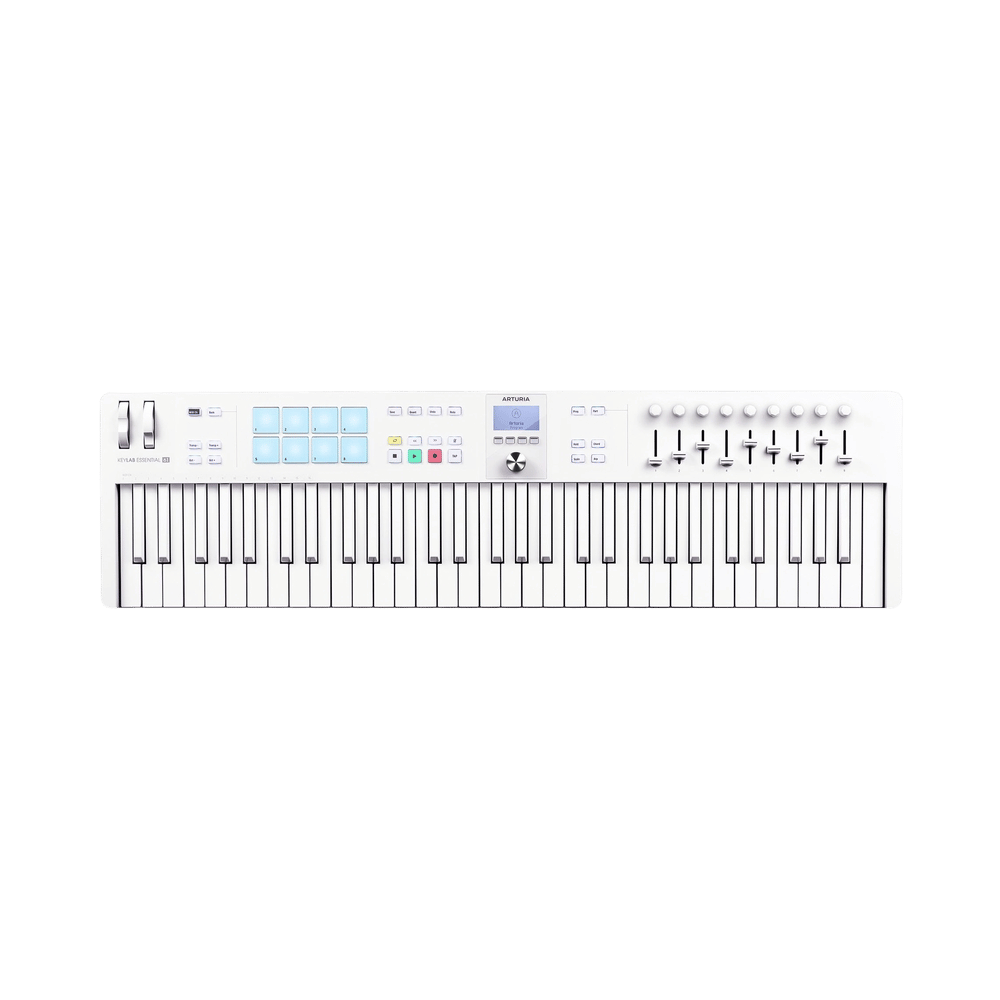 Arturia KeyLab Essential 61 MK3 Alpine White MIDI 鍵盤 主控鍵盤 限量雪山白色 - MIDI 鍵盤